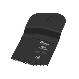 Product afbeelding voor Qblades Multitoolzaagblad Precision SC06 34x40mm HCS 5st