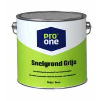 Product afbeelding voor ProOne Snelgrond 0.75L Grijs