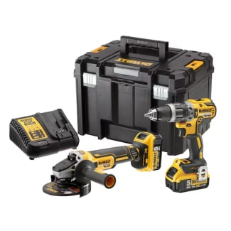 Product afbeelding voor DeWALT Accu Voordeelset DCK2080P2TQW 18V XR DCF405 + DCD796 2x5,0Ah In Tstak