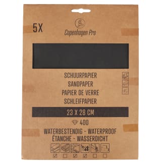 Product afbeelding voor Copenhagen Pro Schuurpapier 28x23cm K400 Waterproof 5st