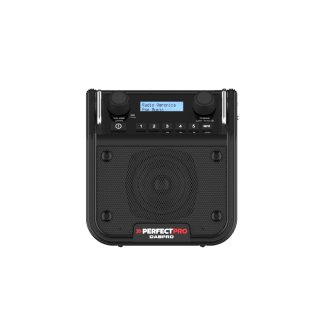 Product afbeelding voor Perfectpro Bouwradio DabPro Dab+ FM Bluetooth Oplaadbaar Zwart