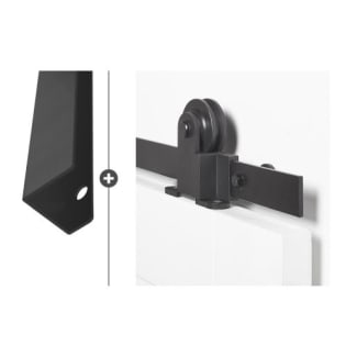 Product afbeelding voor Skantrae Hang&Sluitwerkpakket 554SSL Foxtrot Zwart En Set Deurgrepen Vernal 50ZW
