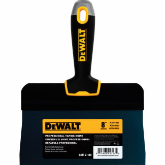 Product afbeelding voor DeWALT Spackmes Hoogblad 8" 203mm Blauw Verenstaal Dik Blad Softgreep