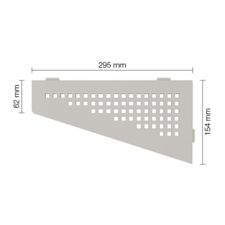 Product afbeelding voor Schlüter SHELF-E-S3 Planchet 154x295mm Design Square Alu Structuur Gecoat Beigegrijs SES3D3TSBG