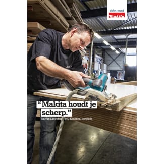 Product afbeelding voor Makita Accu Cirkelzaagmachine DSS501ZJ 136mm 18V