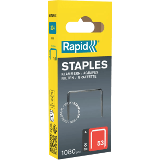Product afbeelding voor Rapid Nieten RVS 53/8mm 1080st