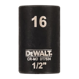 Product afbeelding voor DeWALT Krachtdopsleutel DT7534 1/2x16mm Kort