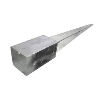 Product afbeelding voor Paalhouder Met Punt 71x750mm Thermisch Verzinkt