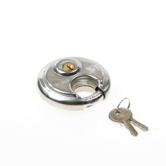 Product afbeelding voor DX Discusslot 7-Serie 70mm RVS Beugel Gehard staal Inclusief 2 Sleutels Nr 702