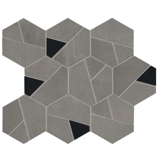 Product afbeelding voor Mozaiektegel Berlin Smoke Hex Black 25x28.5cm 9mm Mat Gerectificeerd R10