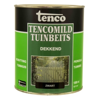 Product afbeelding voor Tencomild Tuinbeits Dekkend 1L Zwart