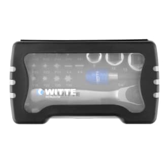 Product afbeelding voor Witte Bitset Met Ratel 24-Delig