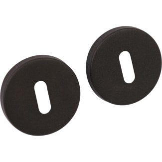 Product afbeelding voor Oxloc Sleutelrozet Rond 54x8mm RVS Met Onderrozet Staal Zwart
