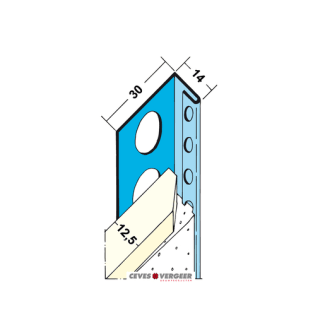 Product afbeelding voor Stucstopprofiel 1131 300cm 14mm