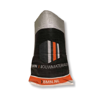 Product afbeelding voor BMN Puinzak PP Geweven 50x73cm Dubbelzijdig Bedrukt Wit