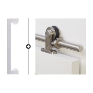 Product afbeelding voor Skantrae Hang&Sluitwerkpakket 543SSL Delta RVS 2x Deurgreep Tupelo RVS