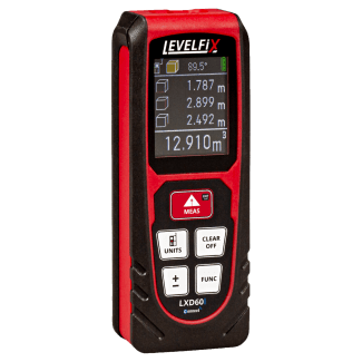 Product afbeelding voor Levelfix Afstandsmeter LXD60i Digitaal Tot 60m Met App-Functie