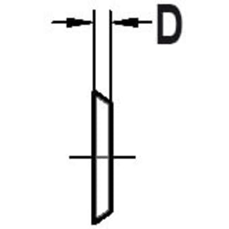 Product afbeelding voor Trasco Keermes Hardmetaal 10,5x10,5x1,5mm 4-Zijdig 10st