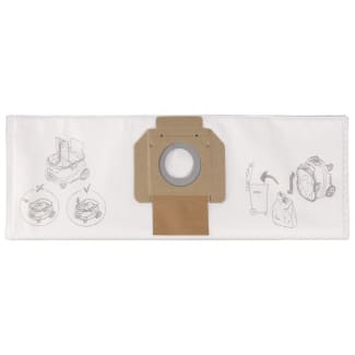 Product afbeelding voor Makita Stofzuigerzak W107418353 Fleece 5st