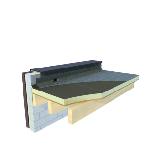 Product afbeelding voor Unilin Roof PD 18/140mm 122x244cm 120,5cm Rd=6,0 CB Green WB