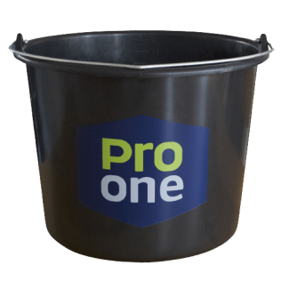 Product afbeelding voor ProOne Bouwemmer Gripline-D 12L Met Knopbeugel