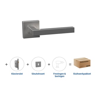 Product afbeelding voor Skantrae Hang&Sluitwerkpakket 2036 Squared 16 Reg+Sle Rozet+Klav RVS