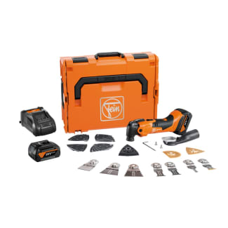 Product afbeelding voor FEIN Accu Multimaster 500 PLUS TOP 4AH 18V 2x4.0Ah Snellader In Koffer