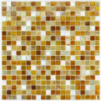 Product afbeelding voor Mozaiektegel Musa Velia Cube Miel 32,7x32,7cm 3mm Glanzend Gerectificeerd