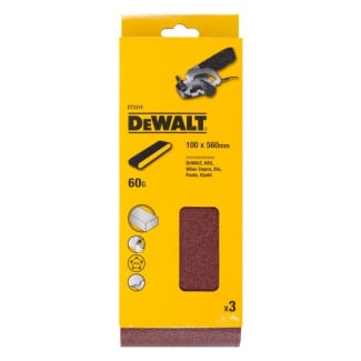 Product afbeelding voor DeWALT Schuurband DT3314QZ 100x560mm K60 3st