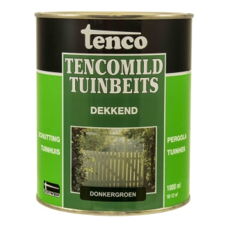 Product afbeelding voor Tencomild Tuinbeits Dekkend 1L Donkergroen