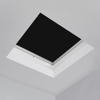 Product afbeelding voor Fakro Verduisterend Rolgordijn Platdak ARF/D II Z-Wave 04K 80x80cm Elektrisch Exclusief Toebehoren Kleur Zwart (226)