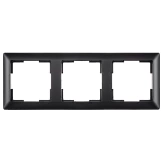 Product afbeelding voor ION Industries J1 Afdekraam Inbouw 3-voudig Zwart 1st