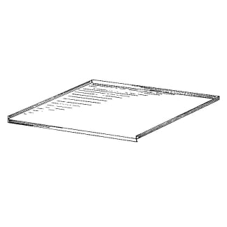 Product afbeelding voor Bruynzeel Aluminium Bodemplaat 50cm Voor Gootsteenkast Met 1x Gebogen Voorzijde En Rubber Aansluitstrip FSC Mix Credit