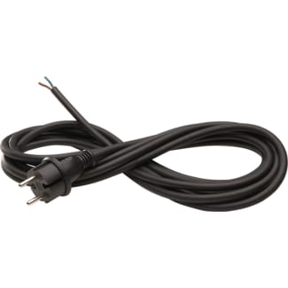 Product afbeelding voor Kelfort Aansluitsnoer 2x1.5mm² Kabellengte 3m H07RN-F Met Stekker Zwart