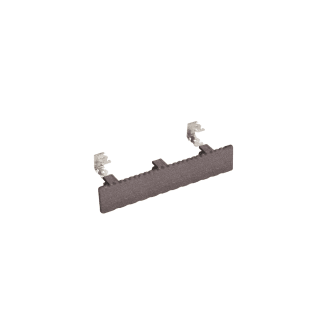 Product afbeelding voor Keralit Eindkap 140x28mm En RVS Connector Hazelnootbruin 10st