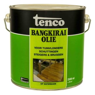 Product afbeelding voor Tenco Bangkirai Olie Waterbasis 2.5L