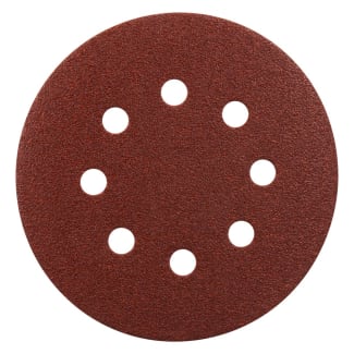 Product afbeelding voor Makita Schuurschijf 125mm K80 P-43555 Velcro Rood 10st