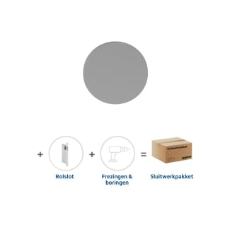 Product afbeelding voor Skantrae Hang&Sluitwerkpakket 2183 Orbit De Urknop + Rolslot RVS