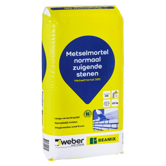 Product afbeelding voor Weber Beamix Metselmortel Zonder Kalk 320 25kg