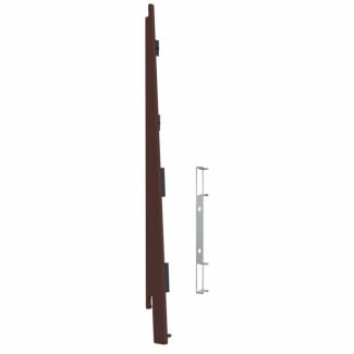 Product afbeelding voor Keralit Eindkap En Connector Links 2817 Bruin Eiken Met Houtstructuur 5st