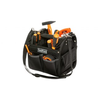 Product afbeelding voor Toolpack Gereedschapstas 250x240x230mm Met Vakverdeling Zwart