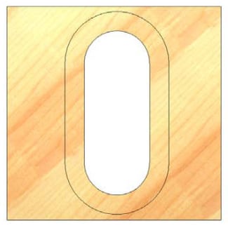 Product afbeelding voor Trasco Fasefrees Hardmetaal Getrapt 15.3X24.3mm 17mm Aansluiting 8mm