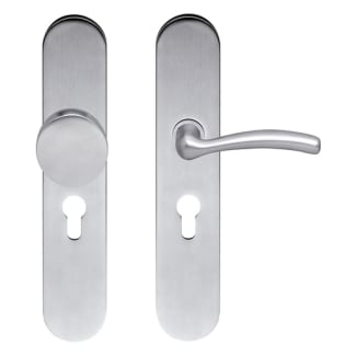 Product afbeelding voor Skantrae Veiligheidsset Easy Ovaal Mat Chroom Links Kruk Easy PC72