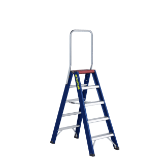 Product afbeelding voor ProOne Trap DO5 Dubbel Oploopbaar 2x5 Treden Met Beugel