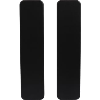 Product afbeelding voor Oxloc Kortschild Recht Blind Zonder Krukgat 185x44mm Aluminium Zwart