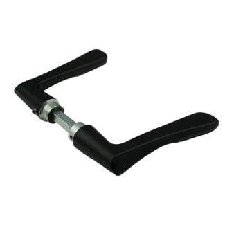 Product afbeelding voor AMI Deurkruk 336 Vlindermodel 38/42mm Aluminium Zwart Paar