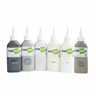 Product afbeelding voor Tegelvast Kleurcoating 125ml Standaard Kleur Antraciet Set