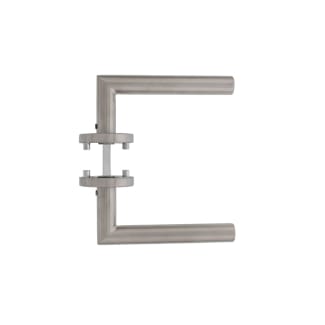 Product afbeelding voor Intersteel Deurkruk Hoek 90 Graden Op Rozet 53x8mm Verdekt Met Nokken RVS 1 Paar