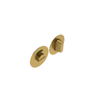 Product afbeelding voor Skantrae Toiletgarnituur Orbit Flat Messing
