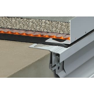 Product afbeelding voor Schlüter BARA-RWL Geperforeerd Hoekprofiel 75mm 250cm Alu Met Kleurcoating Zwartbruin RWL75SB